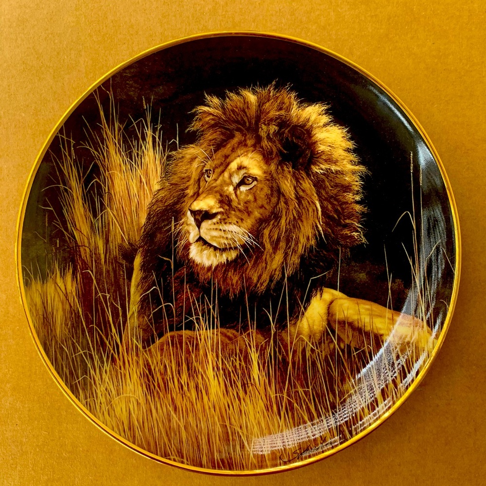 Franklin mint limited ed vintage plate National wild life plate